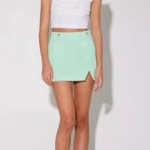 Walter Baker Mint Green Mini Skirt